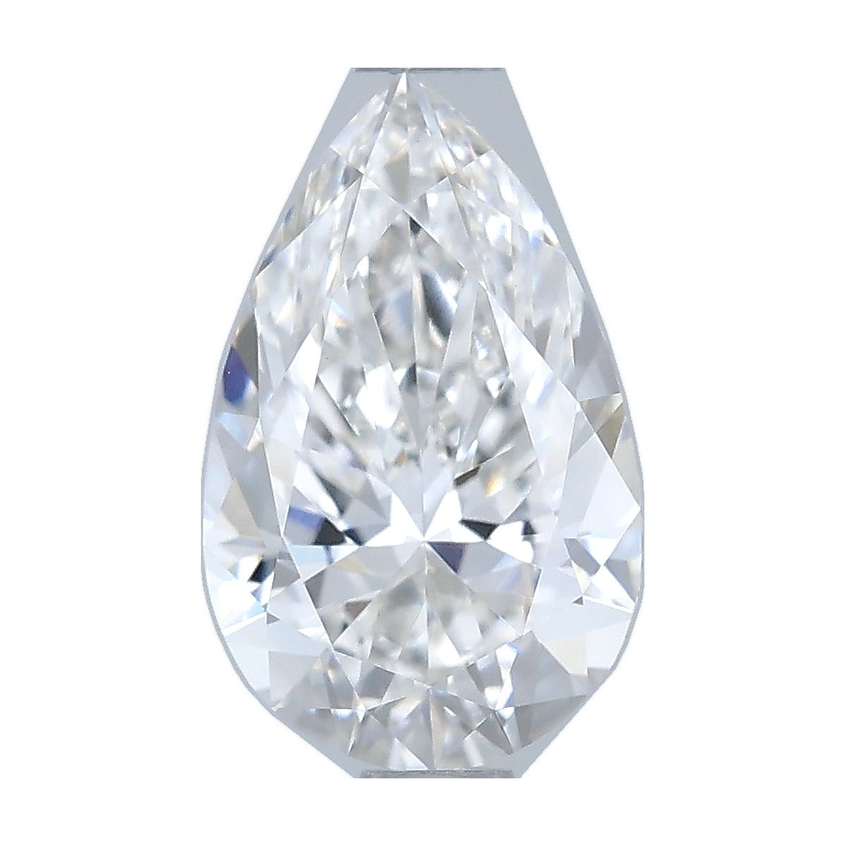 1.01 ct pear lab-grown diamond, F color, VVS2 clarity, IGI certified, still from its 360° video