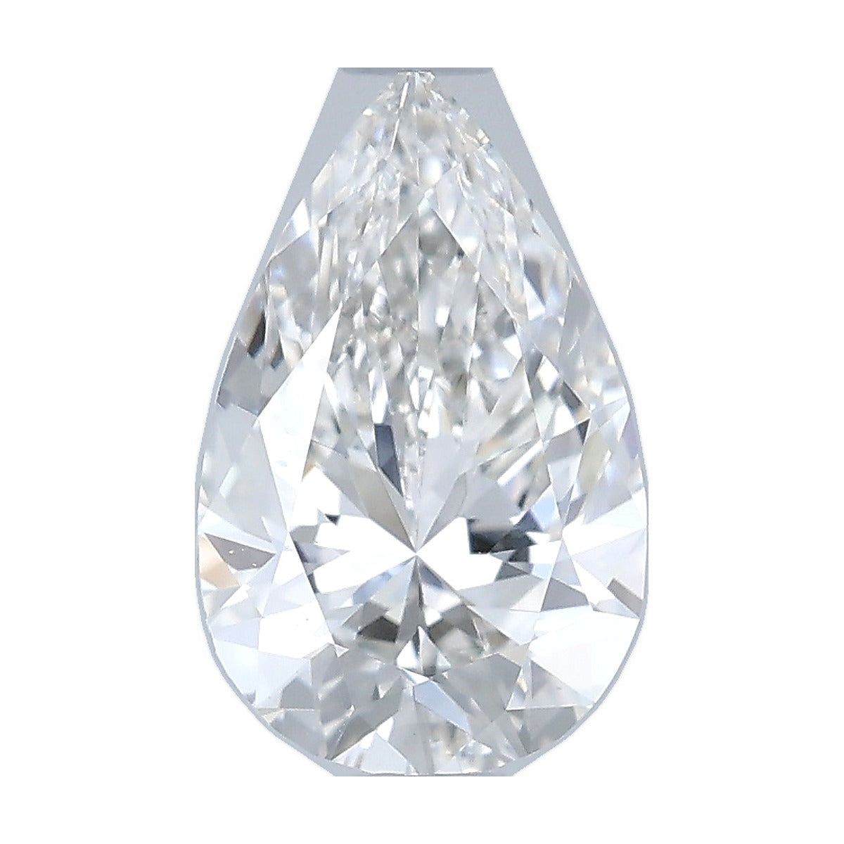 1.01 ct pear lab-grown diamond, G color, VS1 clarity, IGI certified, still from its 360° video
