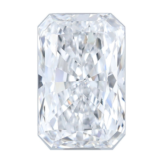 1.01 ct radiant lab-grown diamond, D color, VS2 clarity, IGI certified, still from its 360° video