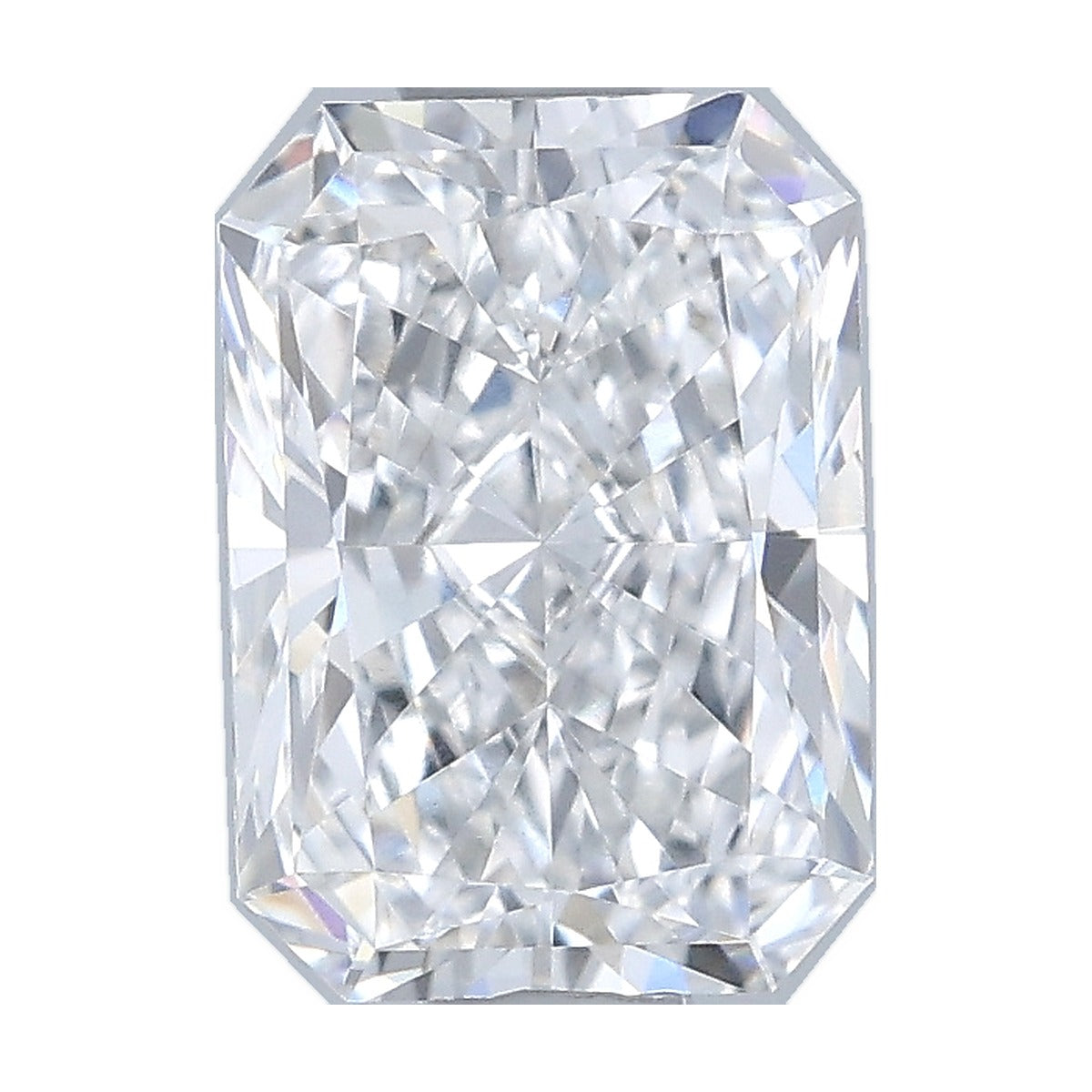 1.01 ct radiant lab-grown diamond, D color, VVS2 clarity, IGI certified, still from its 360° video