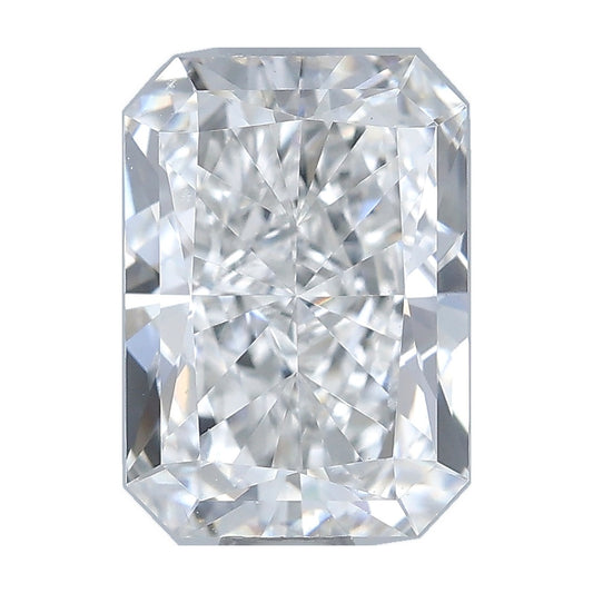 1.01 ct radiant lab-grown diamond, F color, VS1 clarity, IGI certified, still from its 360° video