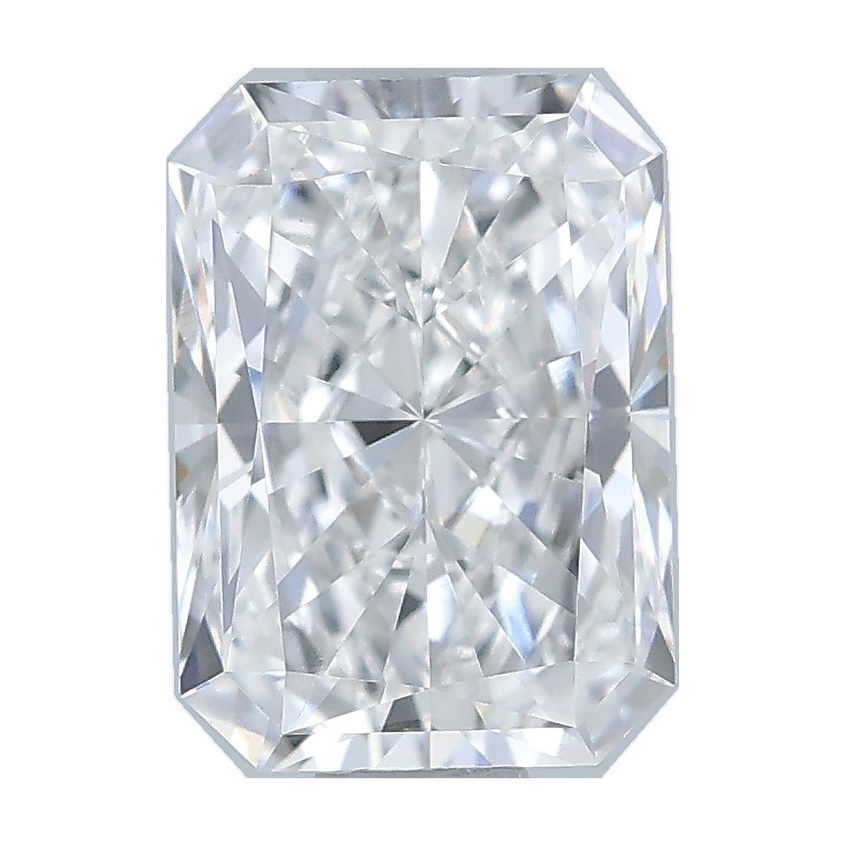 1.01 ct radiant lab-grown diamond, F color, VVS2 clarity, IGI certified, still from its 360° video
