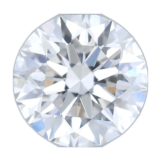 1.01 ct round lab-grown diamond, F color, VS1 clarity, IGI certified, still from its 360° video