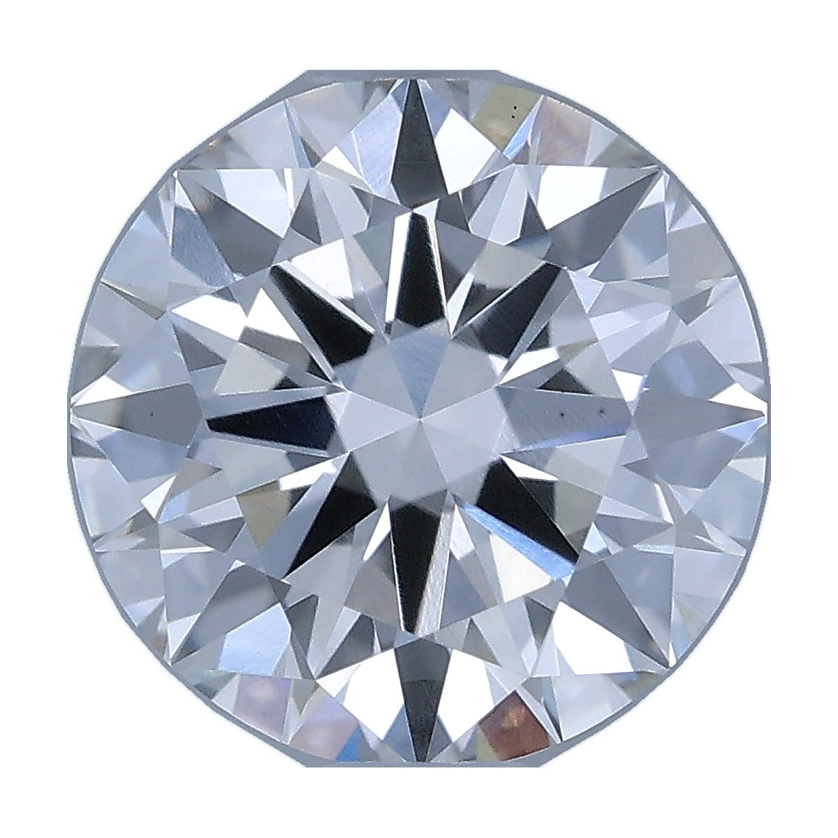 1.01 ct round lab-grown diamond, F color, VS1 clarity, IGI certified, still from its 360° video