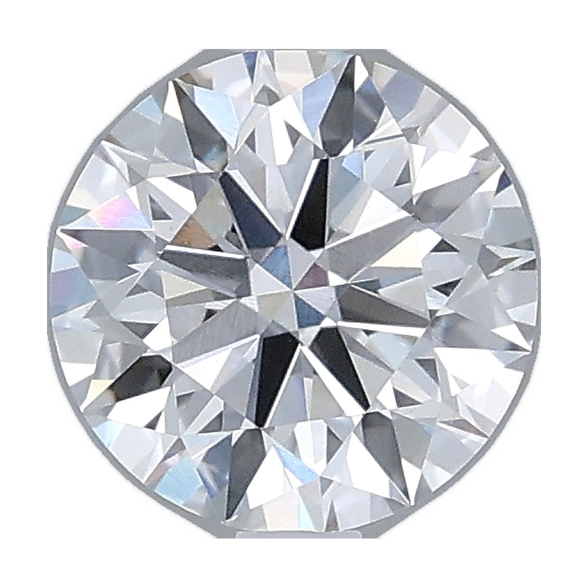 1.01 ct round lab-grown diamond, F color, VS1 clarity, IGI certified, still from its 360° video