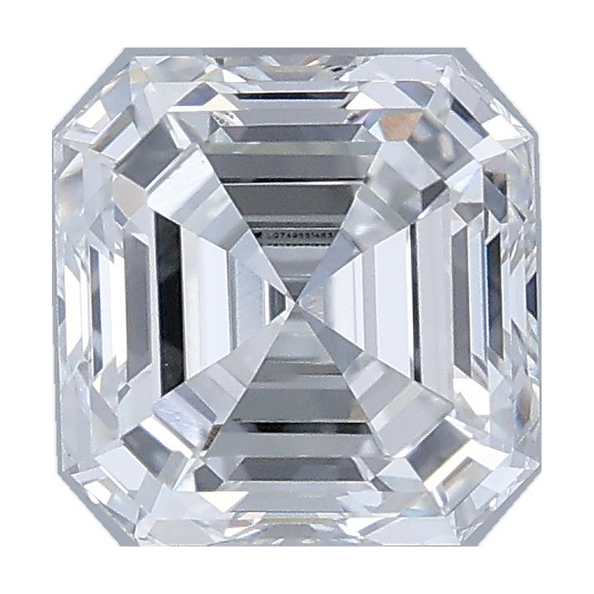 1.02 ct asscher lab-grown diamond, E color, VVS2 clarity, IGI certified, still from its 360° video