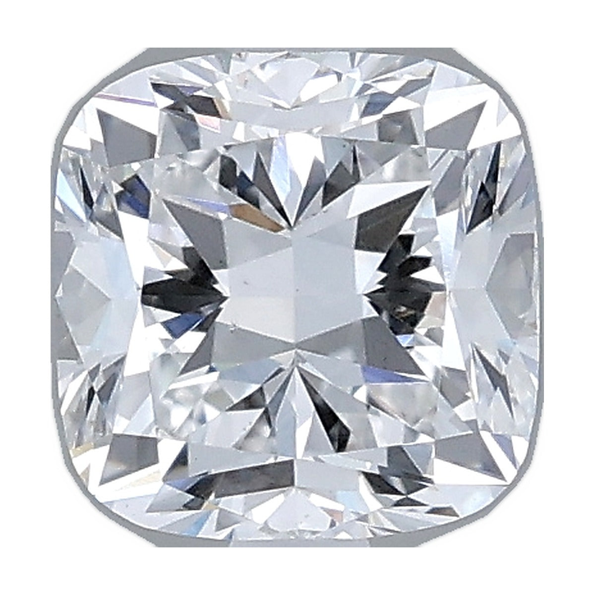 1.02 ct cushion lab-grown diamond, D color, VS1 clarity, IGI certified, still from its 360° video