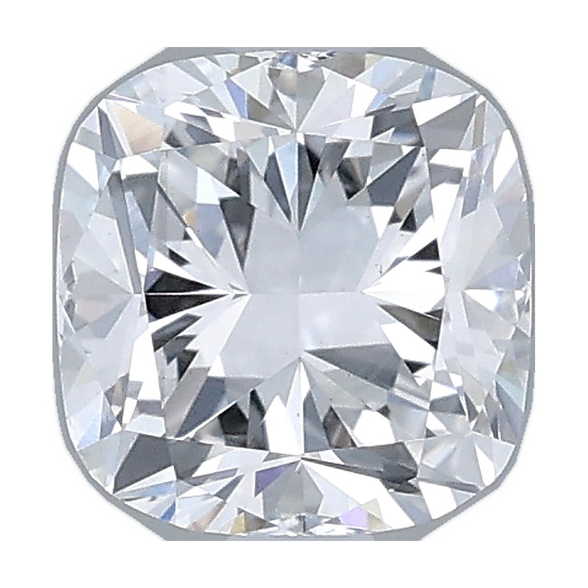 1.02 ct cushion lab-grown diamond, E color, VS1 clarity, IGI certified, still from its 360° video