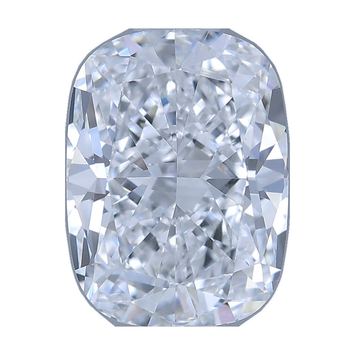 1.02 ct elongated cushion lab-grown diamond, D color, VVS2 clarity, IGI certified, still from its 360° video