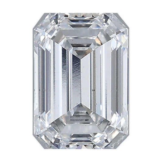 1.02 ct emerald lab-grown diamond, E color, VS2 clarity, IGI certified, still from its 360° video