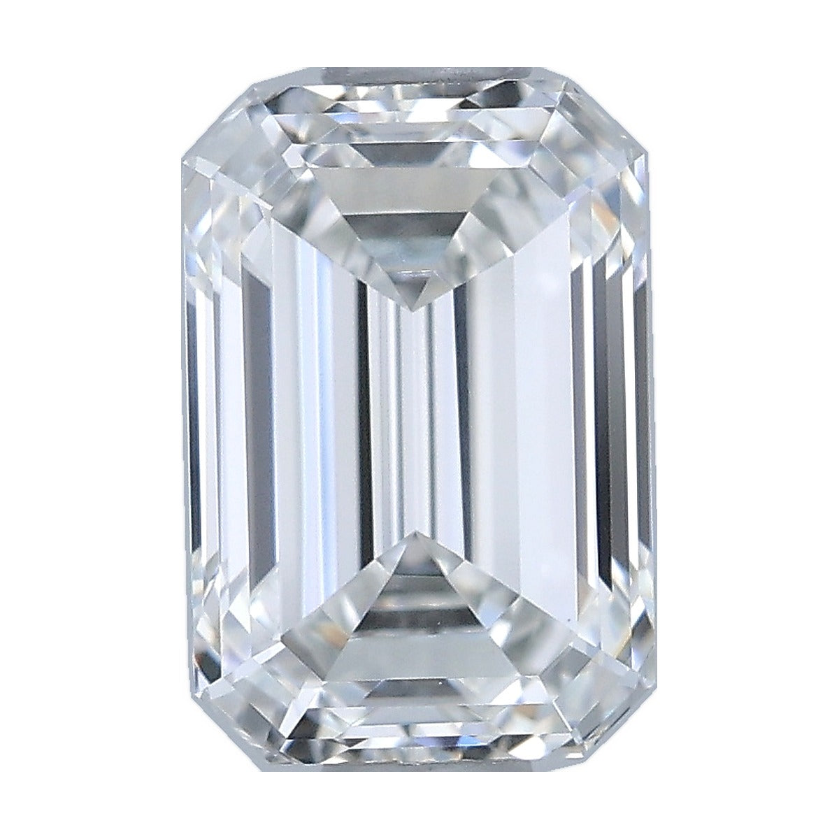 1.02 ct emerald lab-grown diamond, F color, VS1 clarity, IGI certified, still from its 360° video