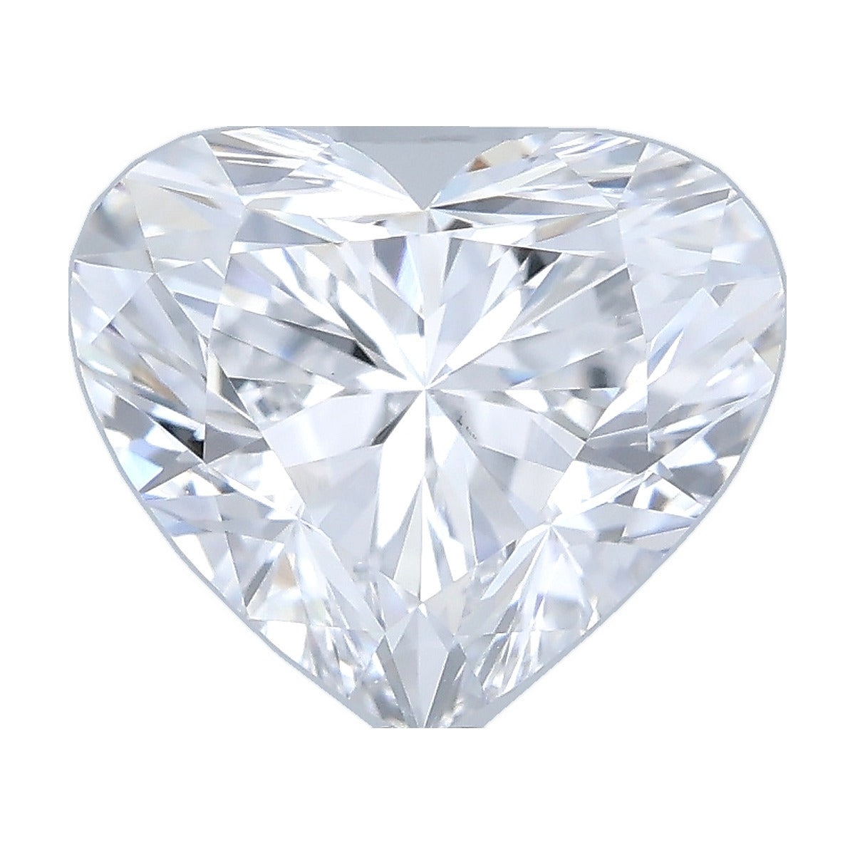 1.02 ct heart lab-grown diamond, D color, VS1 clarity, IGI certified, still from its 360° video