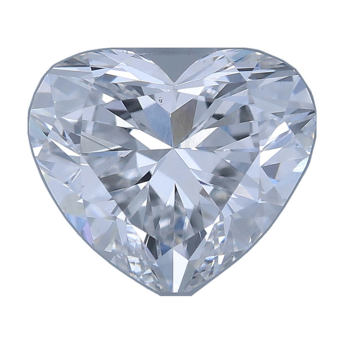 1.02 ct heart lab-grown diamond, D color, VS1 clarity, IGI certified, still from its 360° video