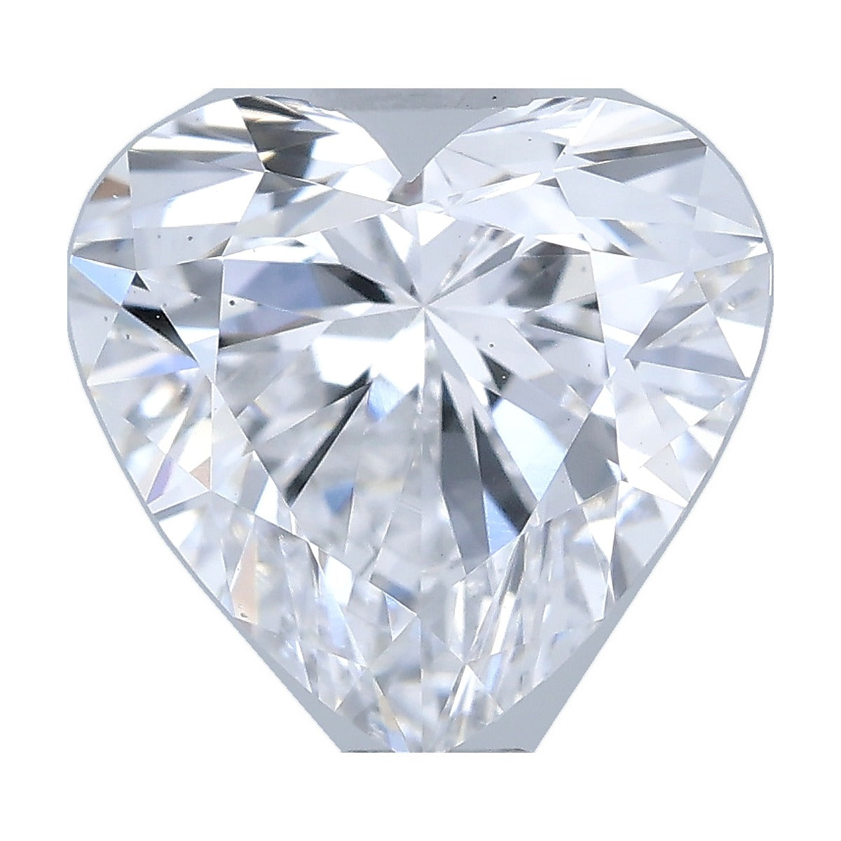 1.02 ct heart lab-grown diamond, D color, VS2 clarity, IGI certified, still from its 360° video