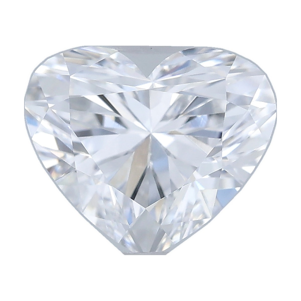 1.02 ct heart lab-grown diamond, D color, VVS2 clarity, IGI certified, still from its 360° video