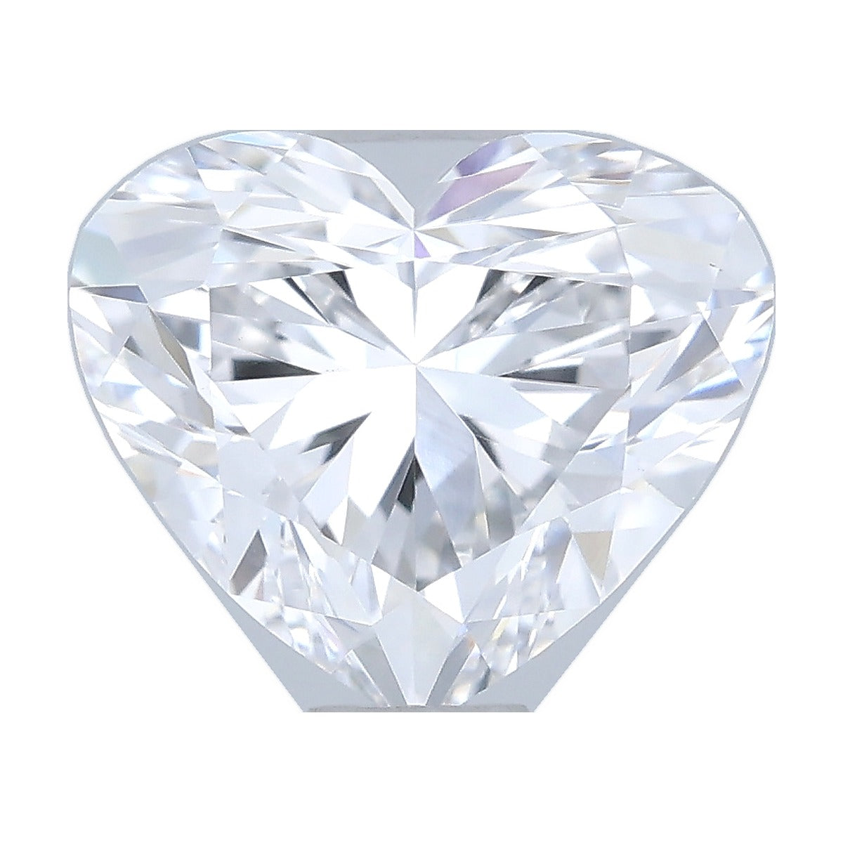 1.02 ct heart lab-grown diamond, D color, VVS2 clarity, IGI certified, still from its 360° video