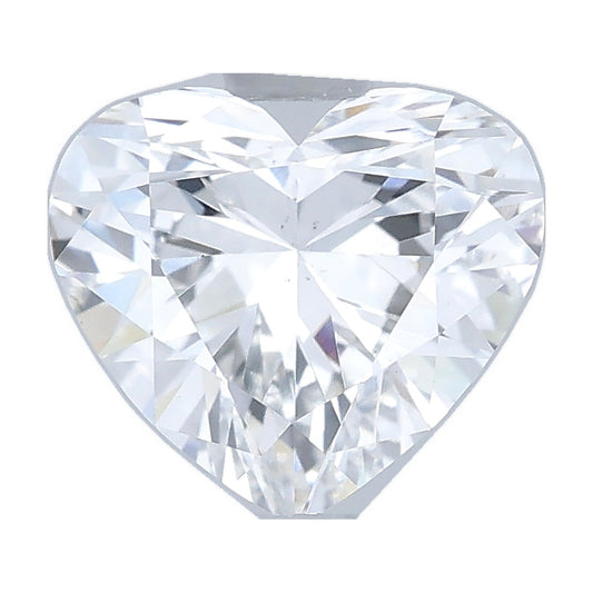 1.02 ct heart lab-grown diamond, E color, VS1 clarity, IGI certified, still from its 360° video