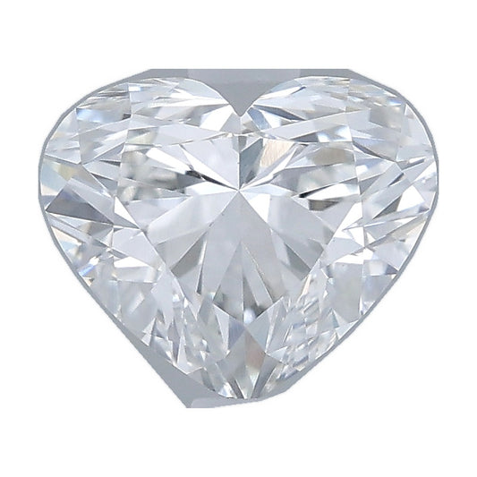 1.02 ct heart lab-grown diamond, E color, VS1 clarity, IGI certified, still from its 360° video