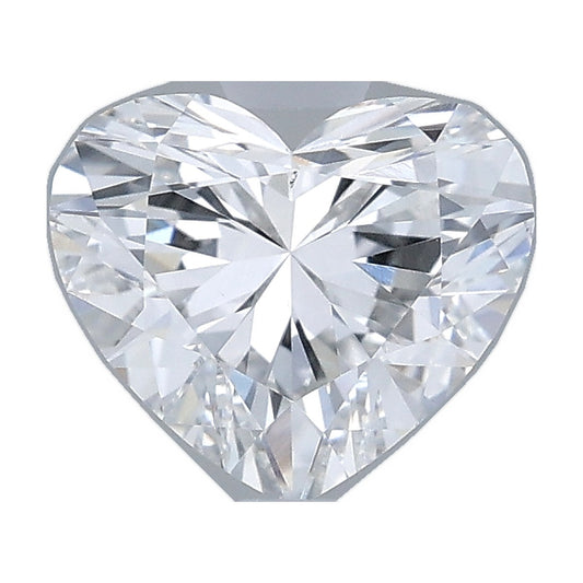 1.02 ct heart lab-grown diamond, E color, VS1 clarity, IGI certified, still from its 360° video