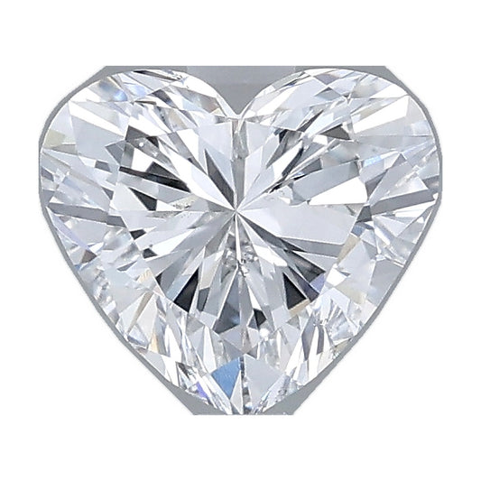 1.02 ct heart lab-grown diamond, E color, VS2 clarity, IGI certified, still from its 360° video
