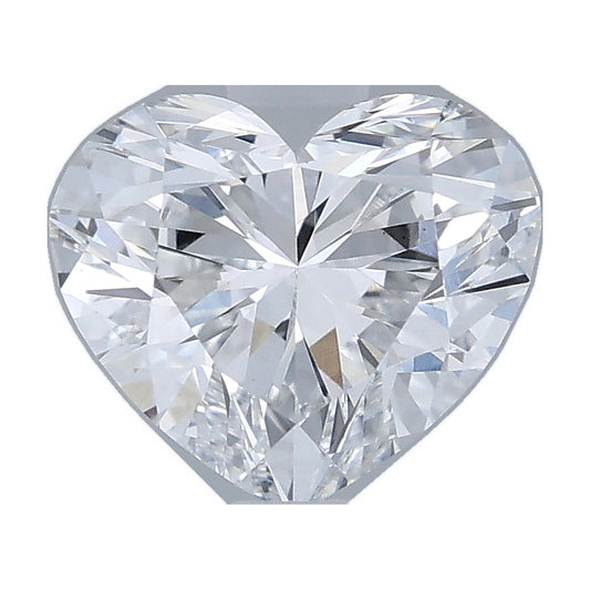 1.02 ct heart lab-grown diamond, E color, VVS2 clarity, IGI certified, still from its 360° video