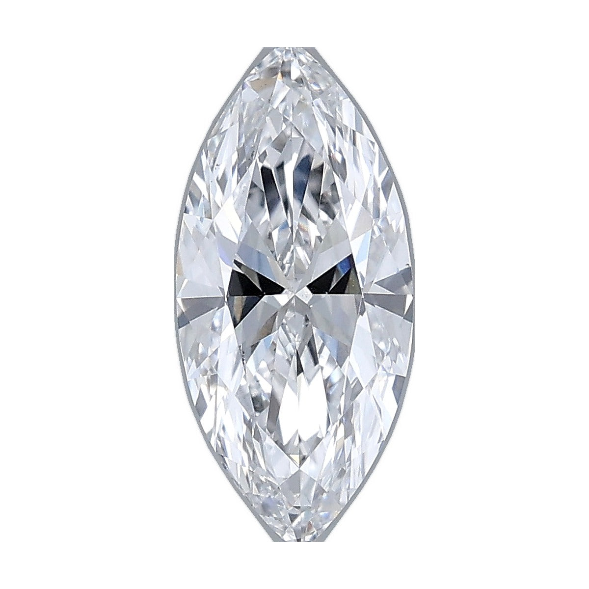 1.02 ct marquise lab-grown diamond, D color, VS1 clarity, IGI certified, still from its 360° video