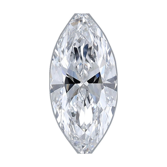 1.02 ct marquise lab-grown diamond, D color, VS1 clarity, IGI certified, still from its 360° video
