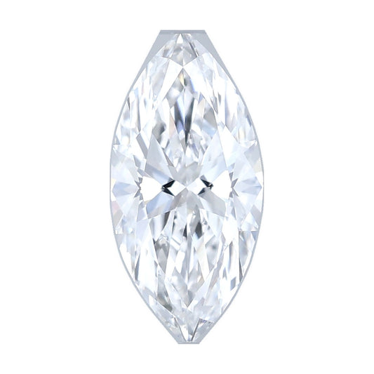 1.02 ct marquise lab-grown diamond, D color, VVS2 clarity, IGI certified, still from its 360° video
