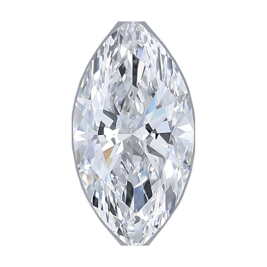 1.02 ct marquise lab-grown diamond, D color, VVS2 clarity, IGI certified, still from its 360° video