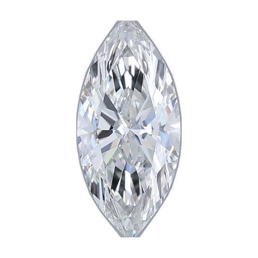 1.02 ct marquise lab-grown diamond, E color, VVS2 clarity, IGI certified, still from its 360° video