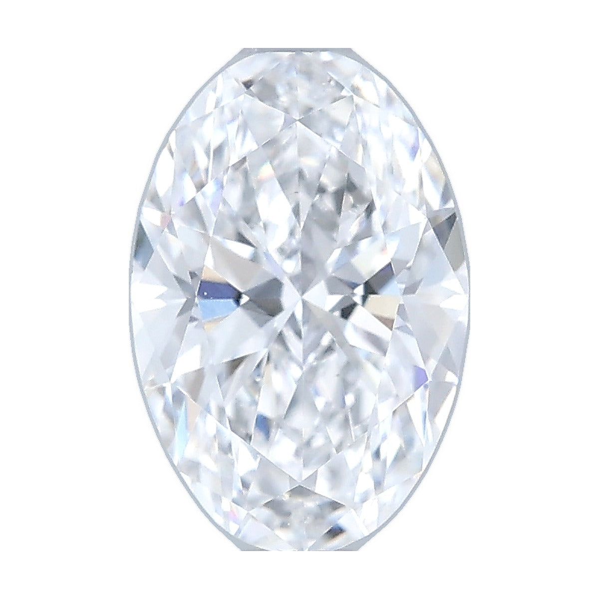 1.02 ct oval lab-grown diamond, D color, VS1 clarity, IGI certified, still from its 360° video