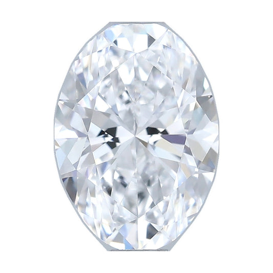 1.02 ct oval lab-grown diamond, D color, VVS2 clarity, IGI certified, still from its 360° video