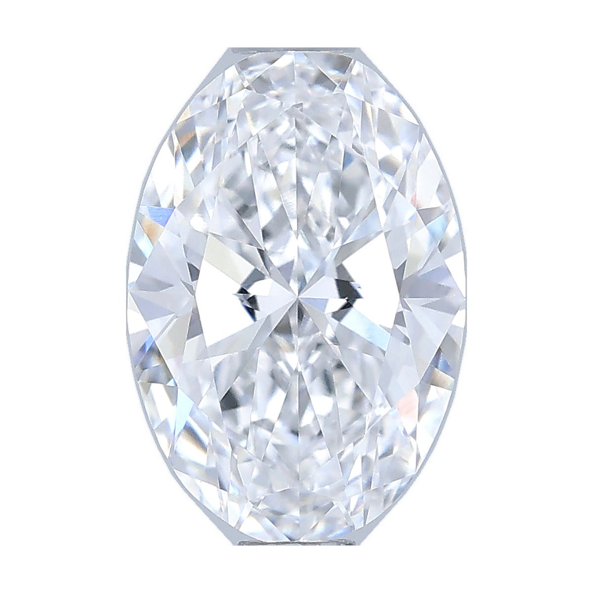 1.02 ct oval lab-grown diamond, D color, VVS2 clarity, IGI certified, still from its 360° video