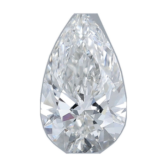 1.02 ct pear lab-grown diamond, F color, VS1 clarity, IGI certified, still from its 360° video