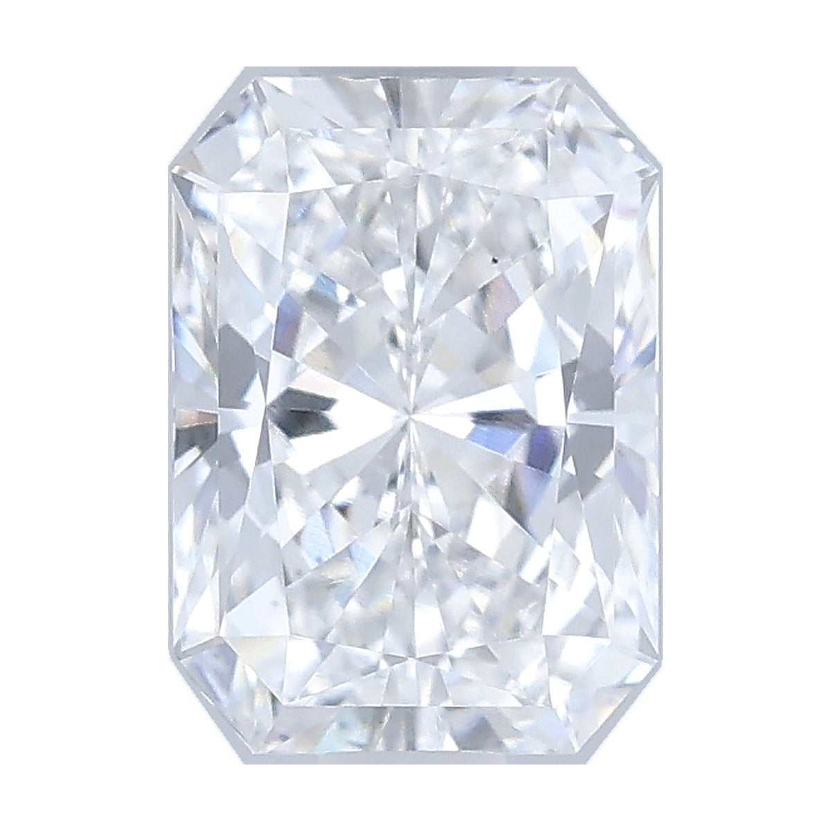 1.02 ct radiant lab-grown diamond, D color, VS1 clarity, IGI certified, still from its 360° video
