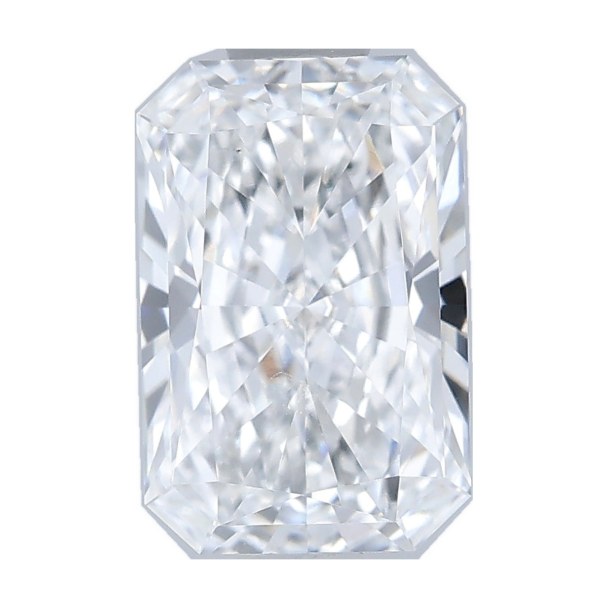 1.02 ct radiant lab-grown diamond, D color, VS1 clarity, IGI certified, still from its 360° video