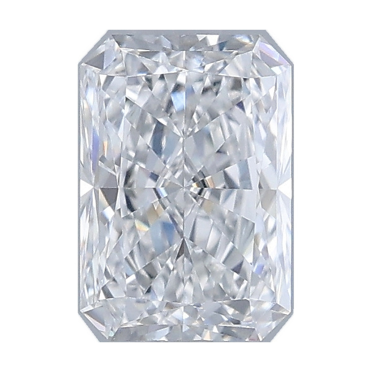 1.02 ct radiant lab-grown diamond, D color, VVS2 clarity, IGI certified, still from its 360° video
