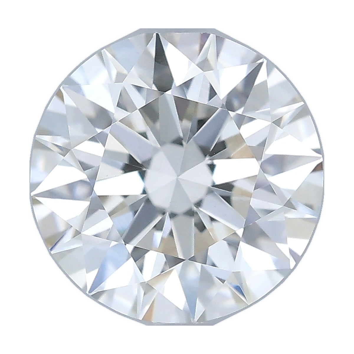 1.02 ct round lab-grown diamond, G color, VVS2 clarity, IGI certified, still from its 360° video