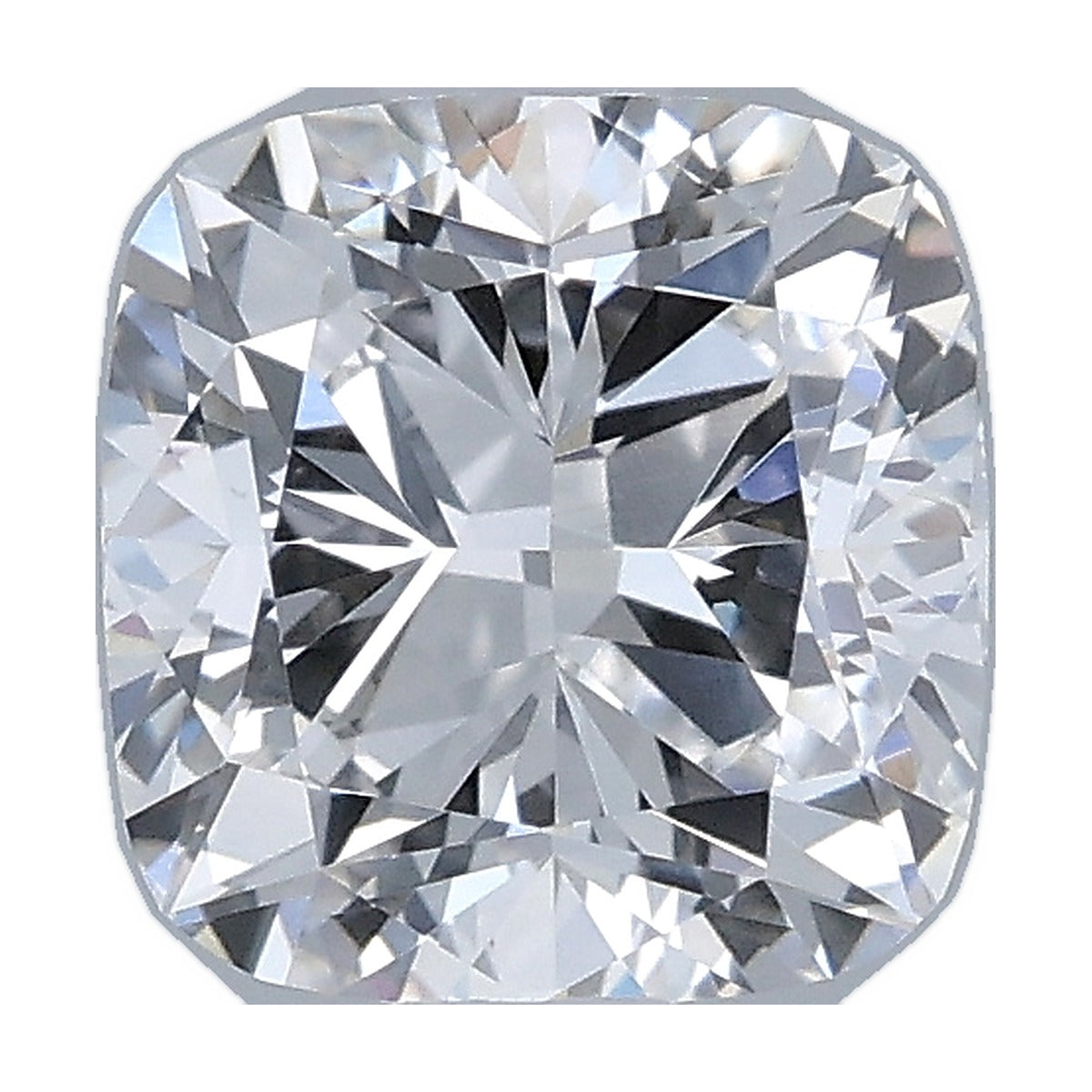 1.03 ct cushion lab-grown diamond, F color, VVS2 clarity, IGI certified, still from its 360° video