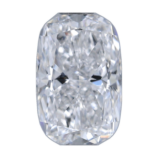1.03 ct elongated cushion lab-grown diamond, D color, VS1 clarity, IGI certified, still from its 360° video