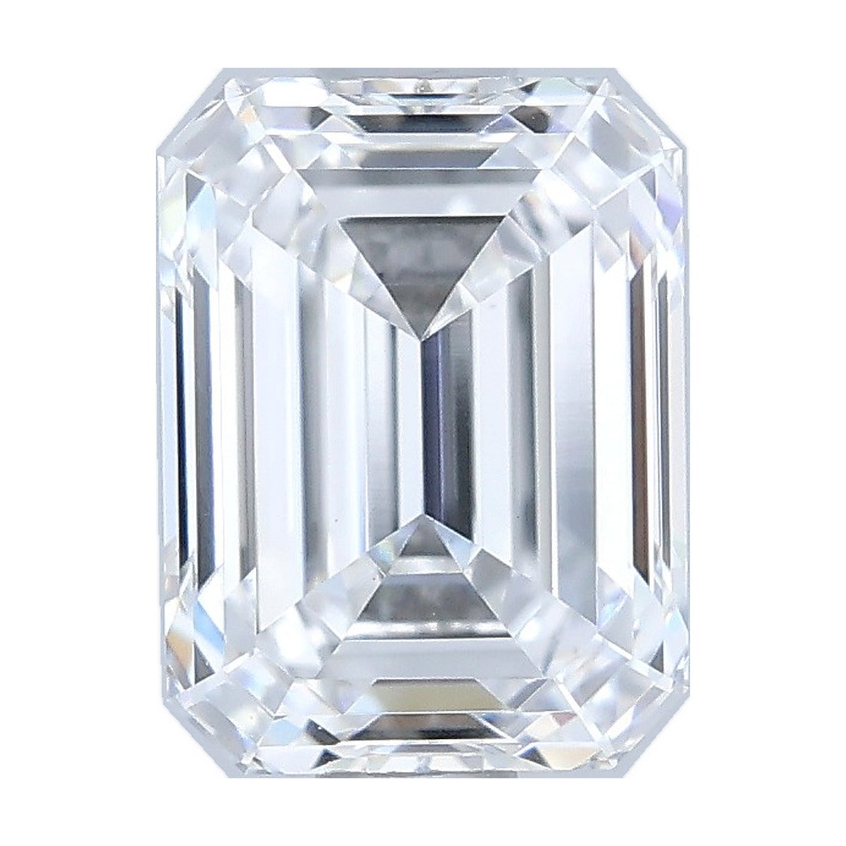 1.03 ct emerald lab-grown diamond, D color, VS1 clarity, IGI certified, still from its 360° video