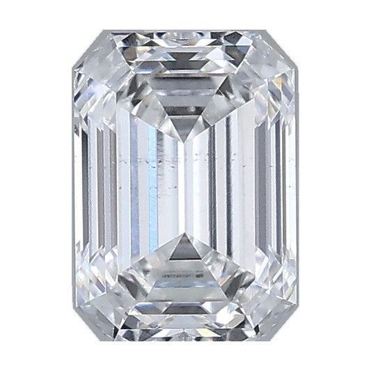 1.03 ct emerald lab-grown diamond, E color, VS2 clarity, IGI certified, still from its 360° video