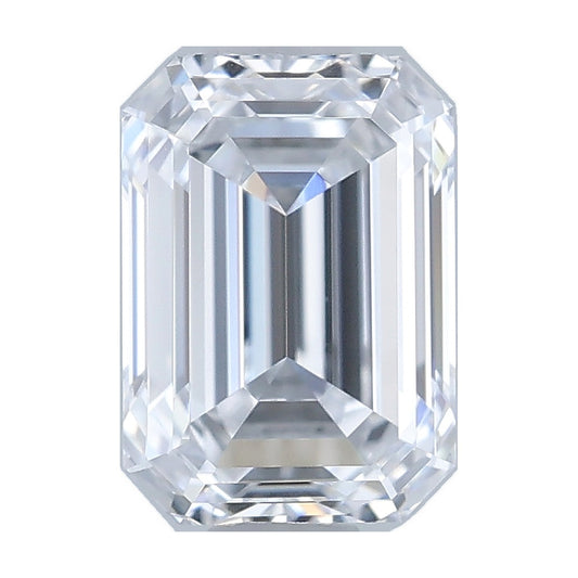 1.03 ct emerald lab-grown diamond, E color, VVS1 clarity, IGI certified, still from its 360° video