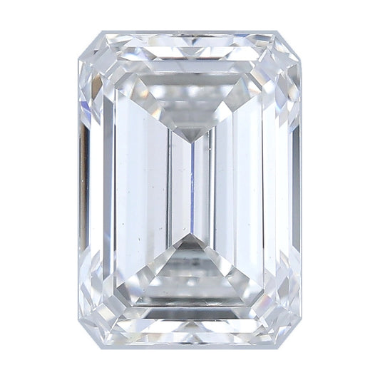 1.03 ct emerald lab-grown diamond, F color, VS1 clarity, IGI certified, still from its 360° video