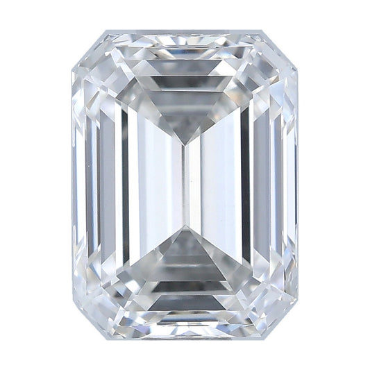 1.03 ct emerald lab-grown diamond, F color, VS1 clarity, IGI certified, still from its 360° video