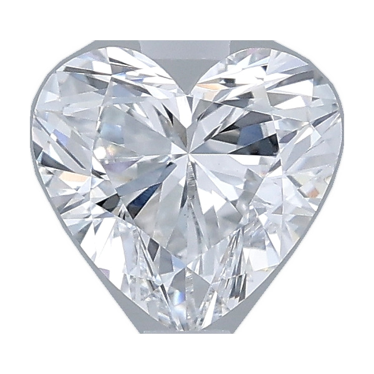 1.03 ct heart lab-grown diamond, D color, VVS2 clarity, IGI certified, still from its 360° video