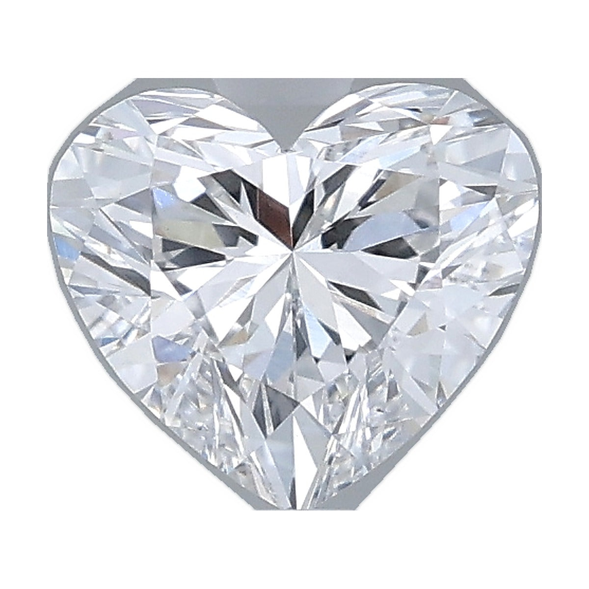 1.03 ct heart lab-grown diamond, E color, VS1 clarity, IGI certified, still from its 360° video