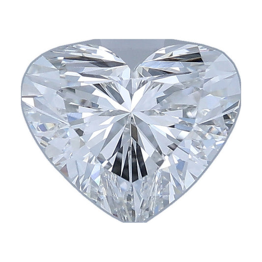 1.03 ct heart lab-grown diamond, F color, VS1 clarity, IGI certified, still from its 360° video