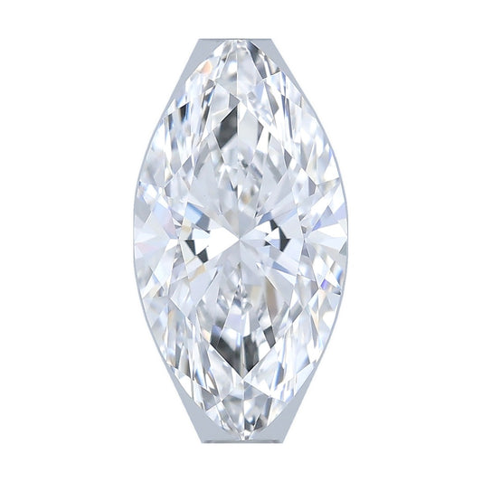 1.03 ct marquise lab-grown diamond, D color, VVS2 clarity, IGI certified, still from its 360° video