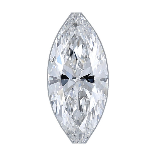 1.03 ct marquise lab-grown diamond, E color, VS1 clarity, IGI certified, still from its 360° video
